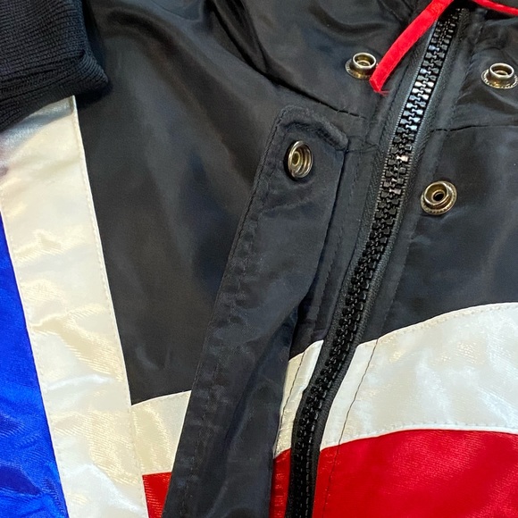 Yamaha Jacket Black Red Wht Blue Colorblock Snowmobile Racing Women’s XT VTG Y2K - Picture 16 of 16